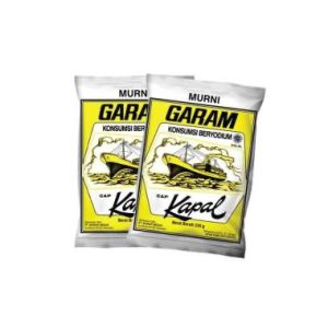 Garam Dapur Beryodium Cap Kapal (500 gram)